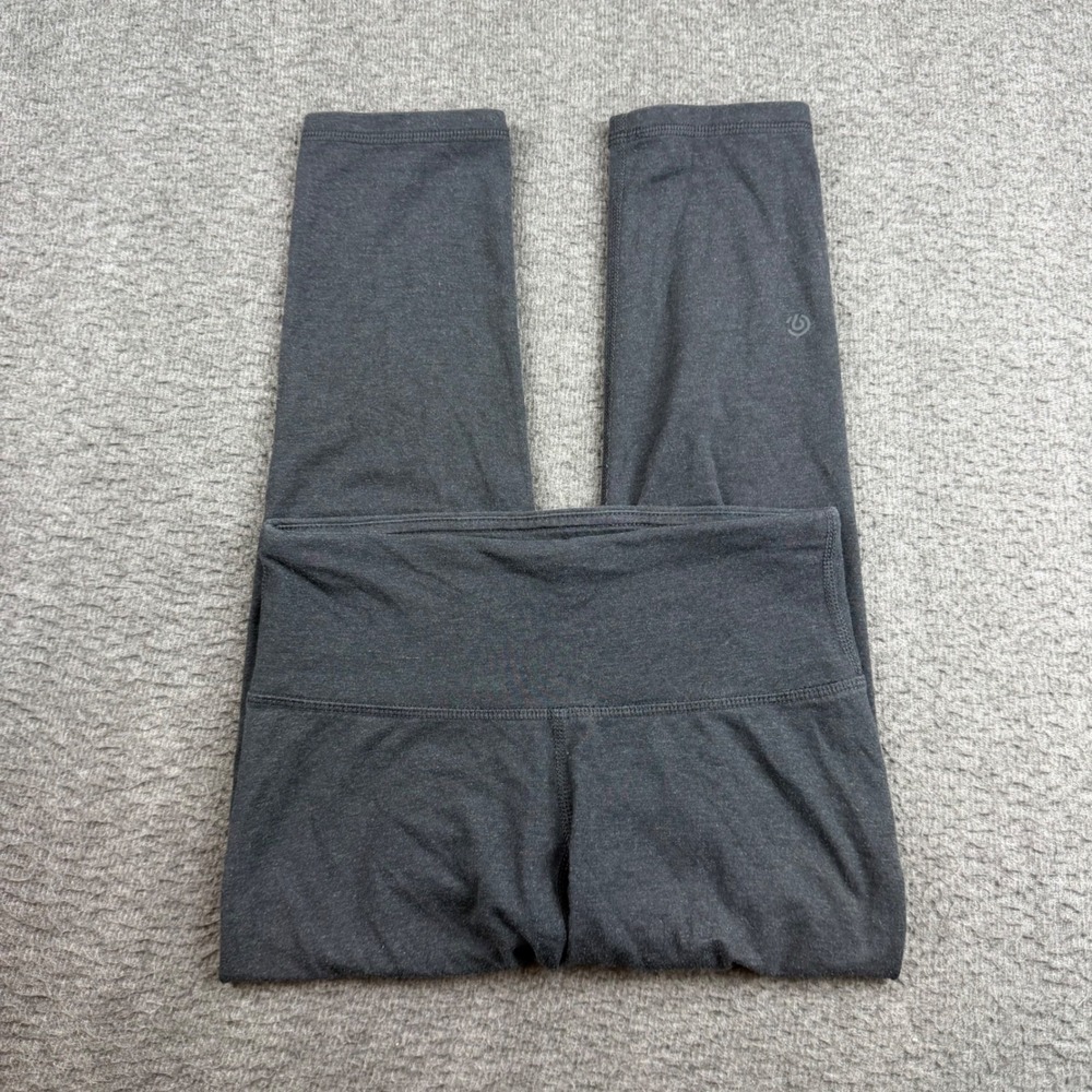 Champion Leggings Womens XS Gray High Waisted Cropped Athletic Tights Activewear
